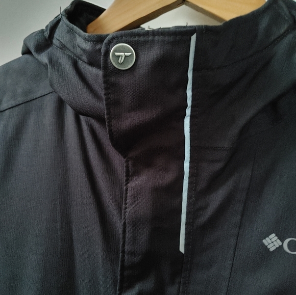 Kids Columbia Titanium Charcoal Grey & Black Ski Jacket ~ Size M (10-12) - Picture 4 of 16